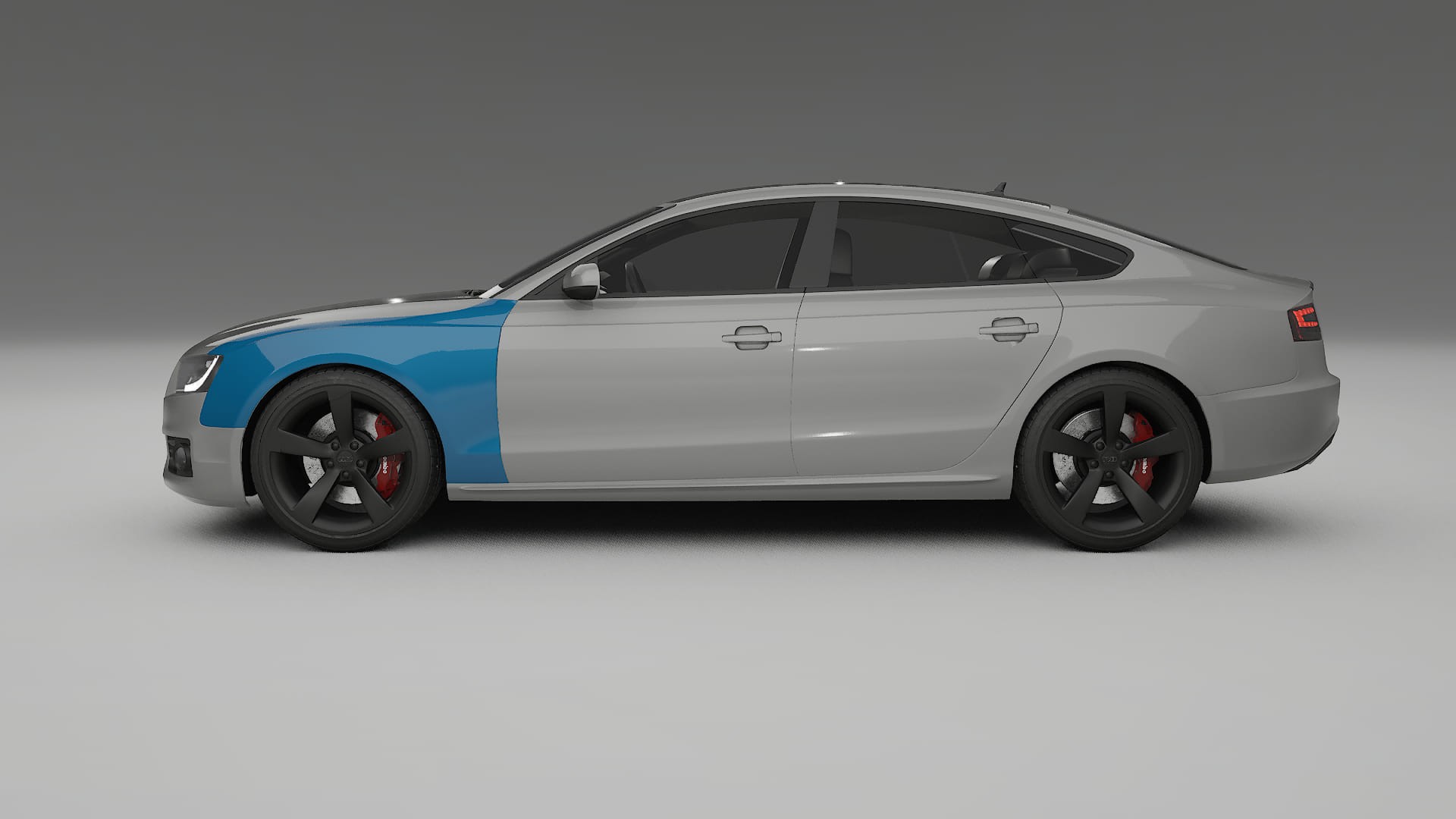 Audi A5 8T Sportback prefacelift Paint Protection Film | CrystalGuard Transparent PPF Full Pre-Cut Kit