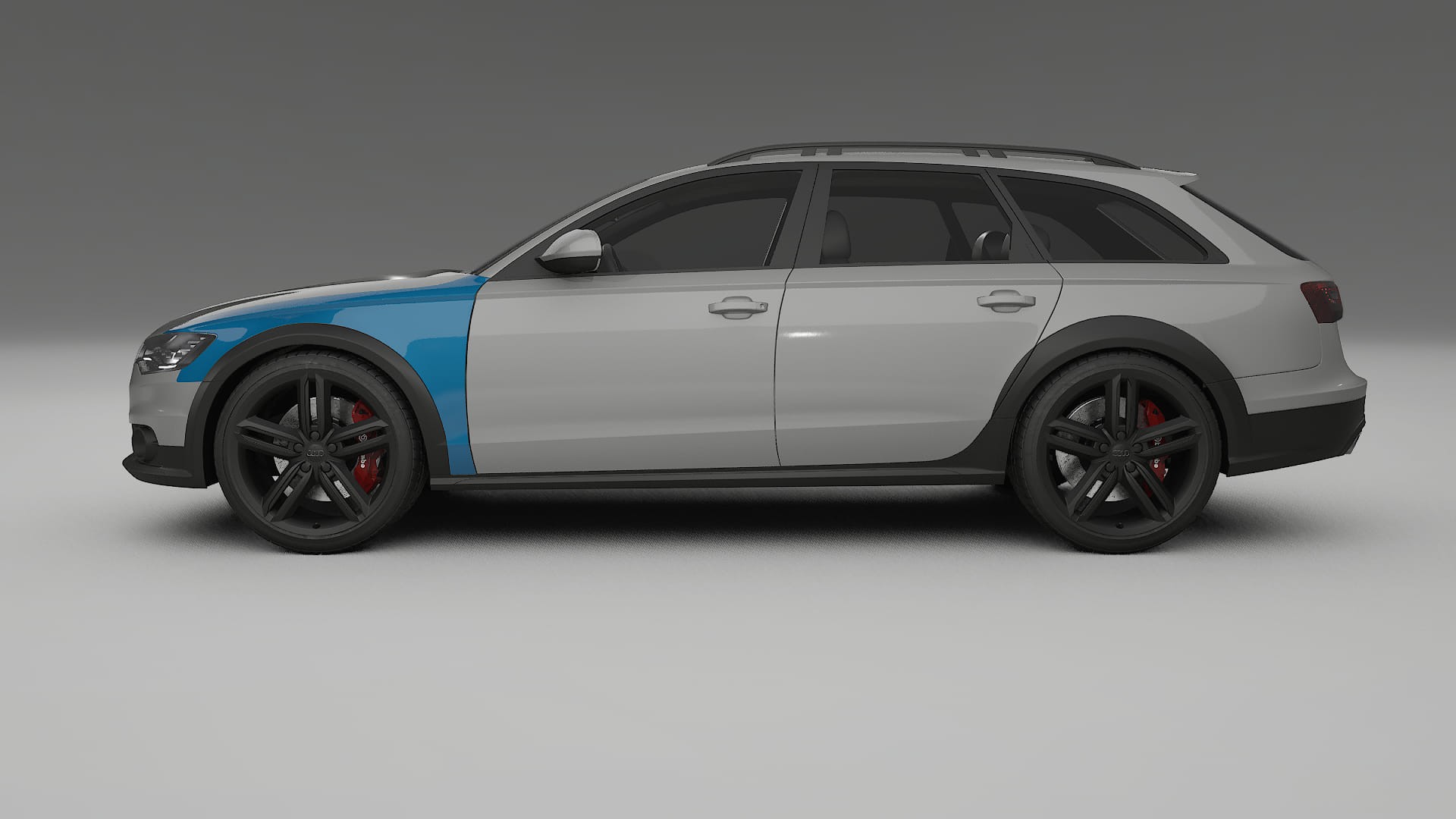 Audi A6 Allroad C7 prefacelift Paint Protection Film | CrystalGuard Transparent PPF Full Pre-Cut Kit