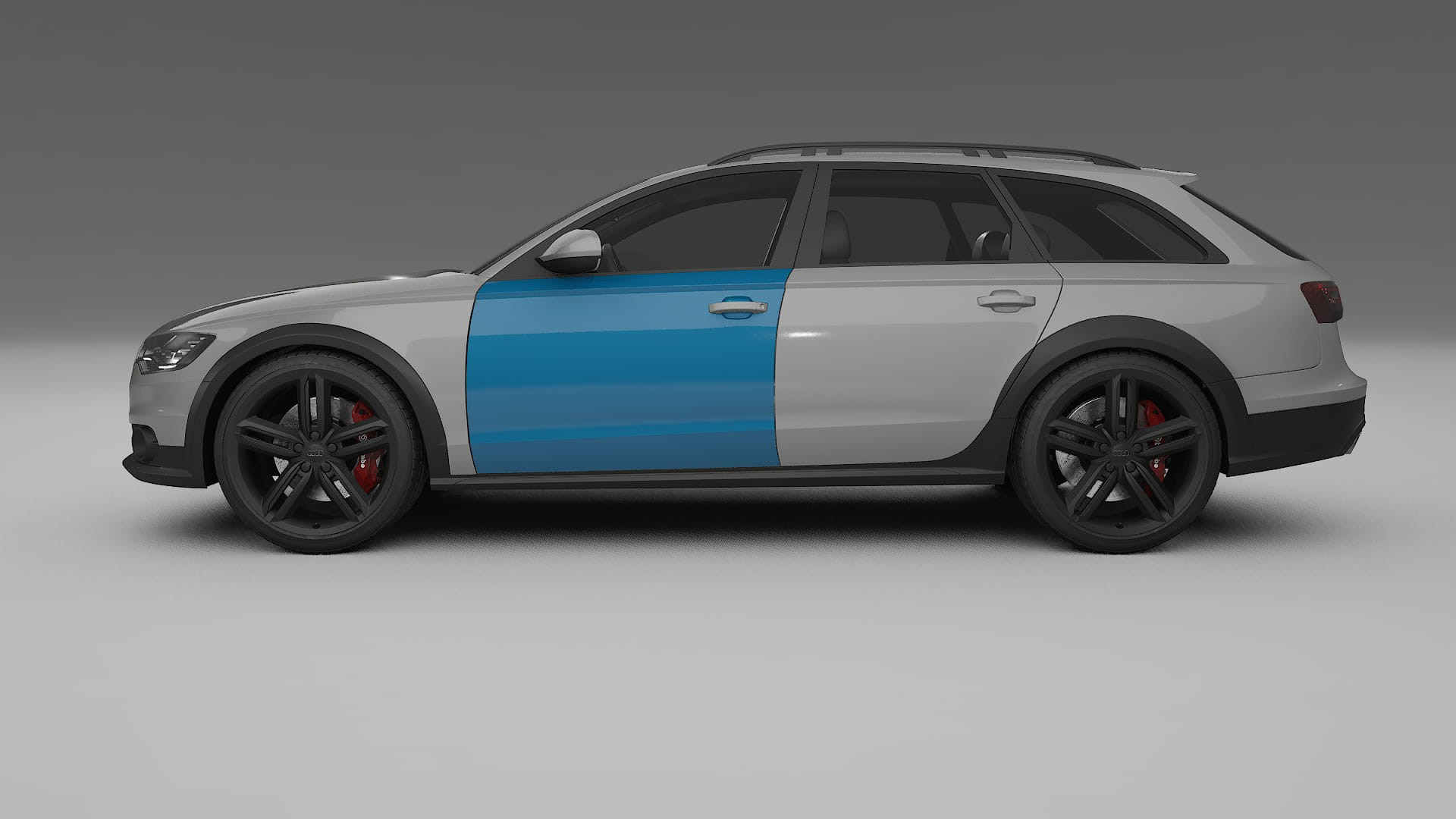 Audi A6 Allroad C7 prefacelift Paint Protection Film | CrystalGuard Transparent PPF Full Pre-Cut Kit