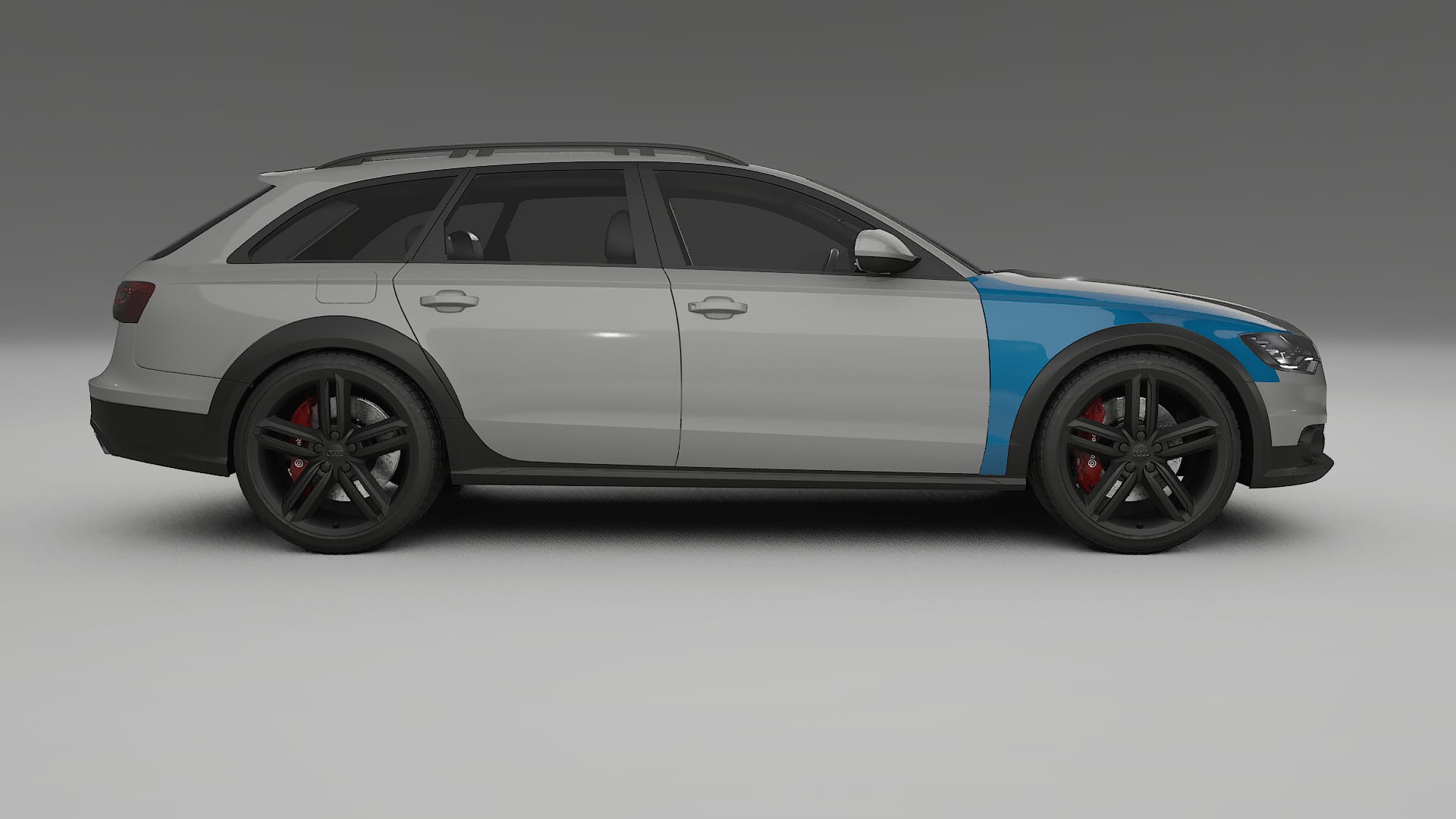 Audi A6 Allroad C7 prefacelift Paint Protection Film | CrystalGuard Transparent PPF Full Pre-Cut Kit