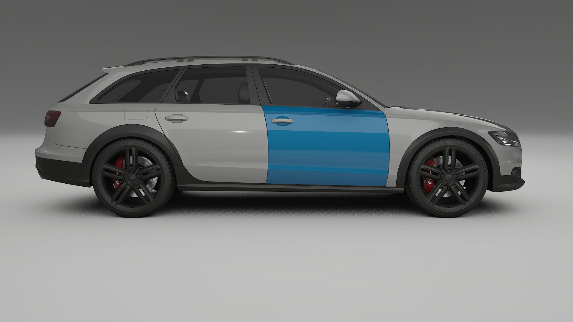 Audi A6 Allroad C7 prefacelift Paint Protection Film | CrystalGuard Transparent PPF Full Pre-Cut Kit