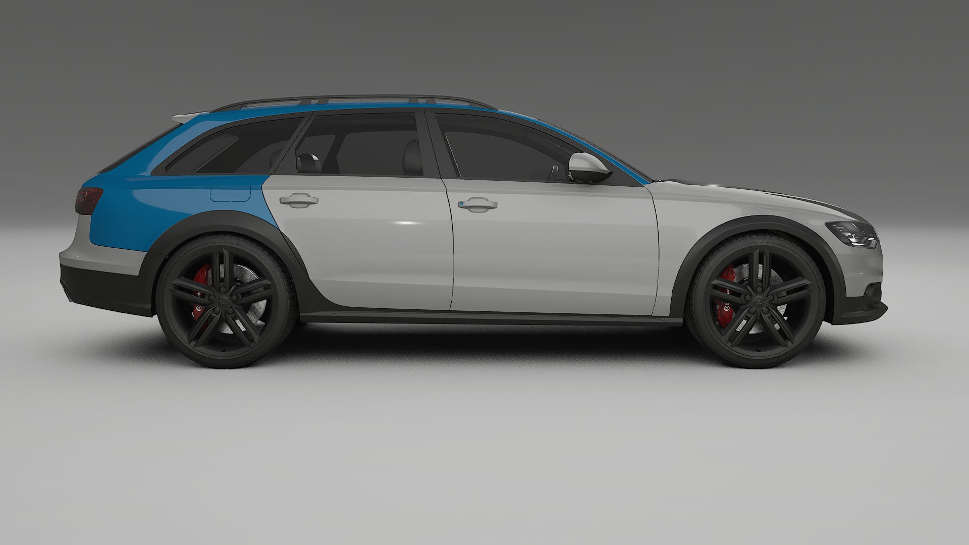 Audi A6 Allroad C7 prefacelift Paint Protection Film | CrystalGuard Transparent PPF Full Pre-Cut Kit