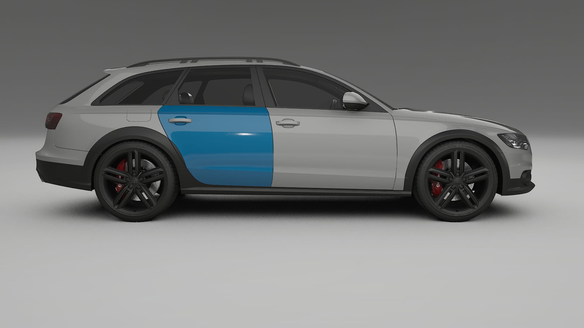 Audi A6 Allroad C7 prefacelift Paint Protection Film | CrystalGuard Transparent PPF Full Pre-Cut Kit