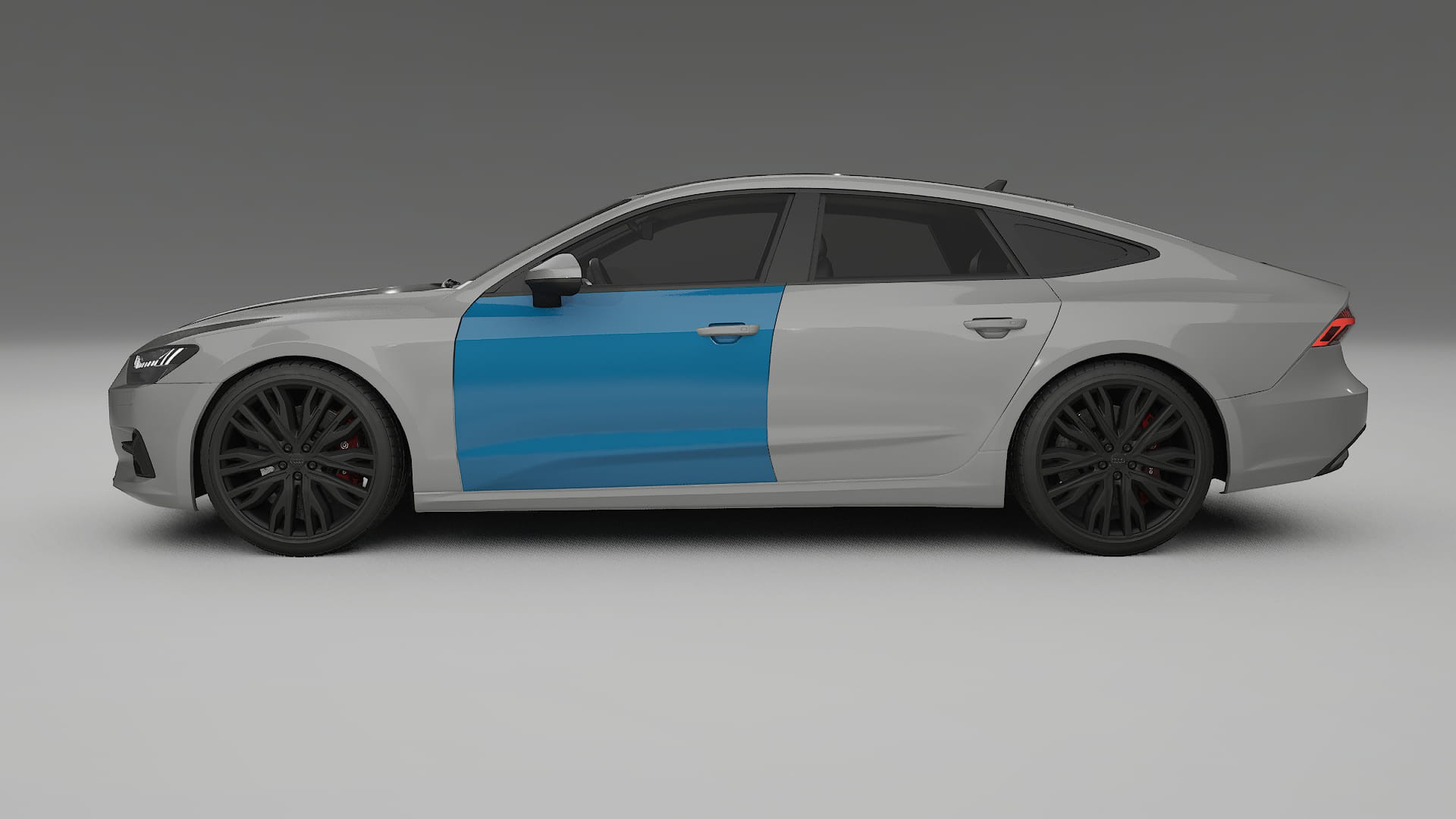 Audi A7 C8 Sportback prefacelift Paint Protection Film | CrystalGuard Transparent PPF Full Pre-Cut Kit