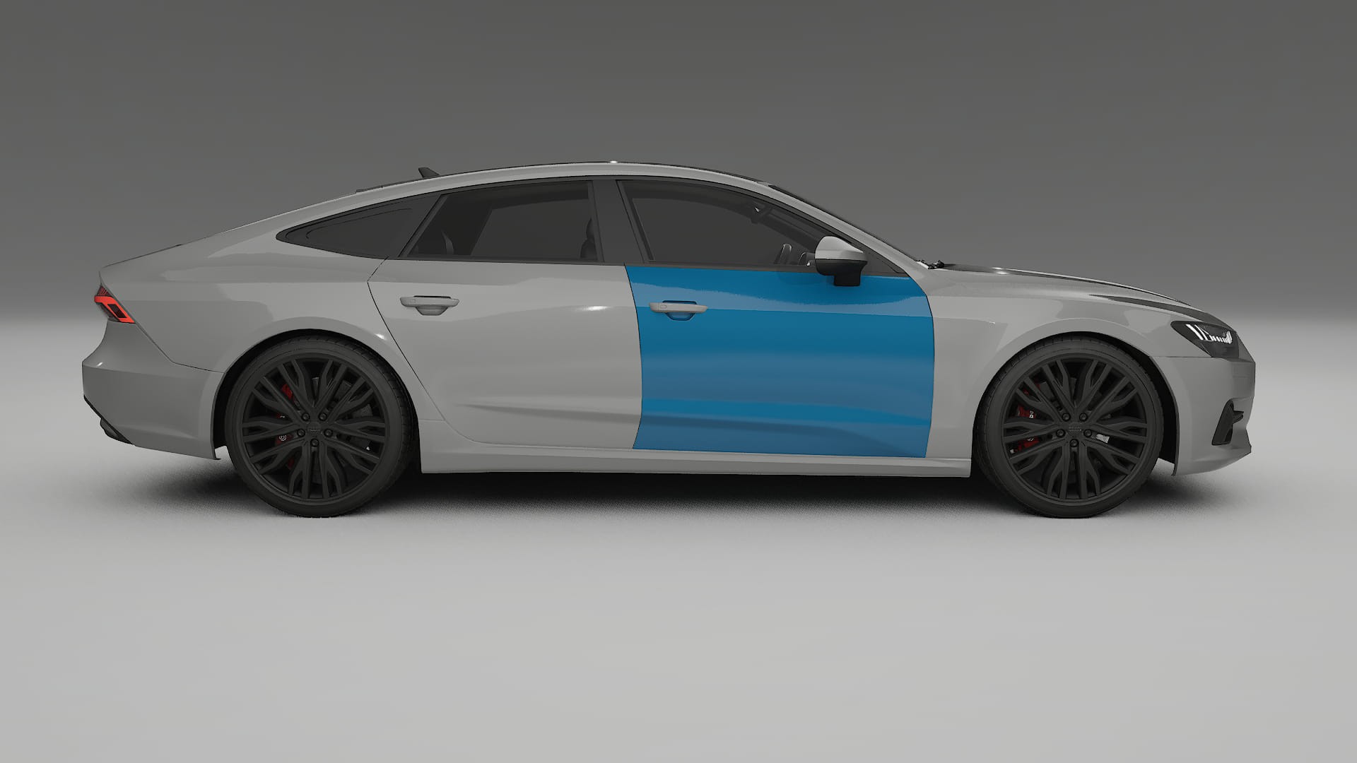 Audi A7 C8 Sportback prefacelift Paint Protection Film | CrystalGuard Transparent PPF Full Pre-Cut Kit