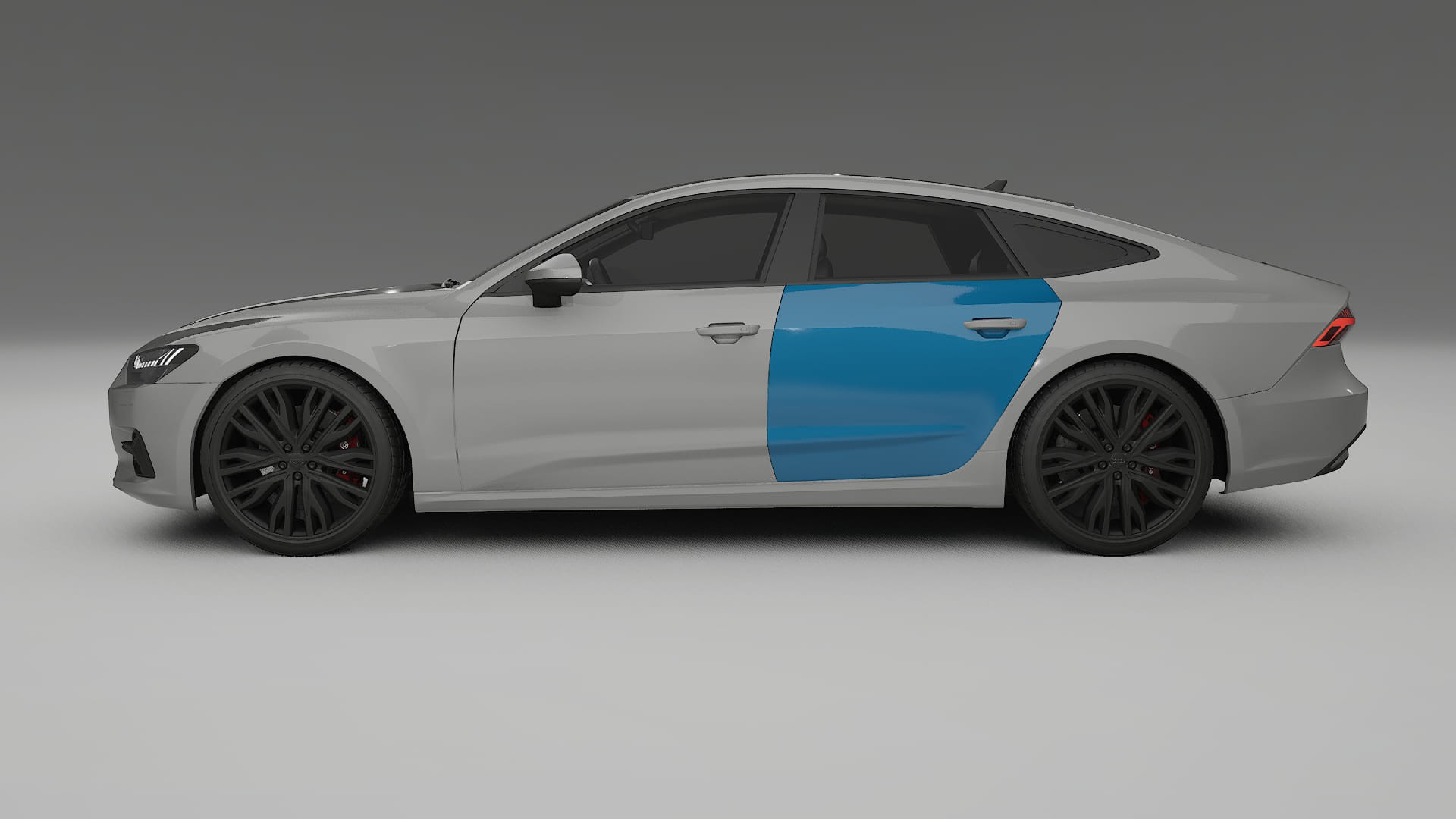 Audi A7 C8 Sportback prefacelift Paint Protection Film | CrystalGuard Transparent PPF Full Pre-Cut Kit