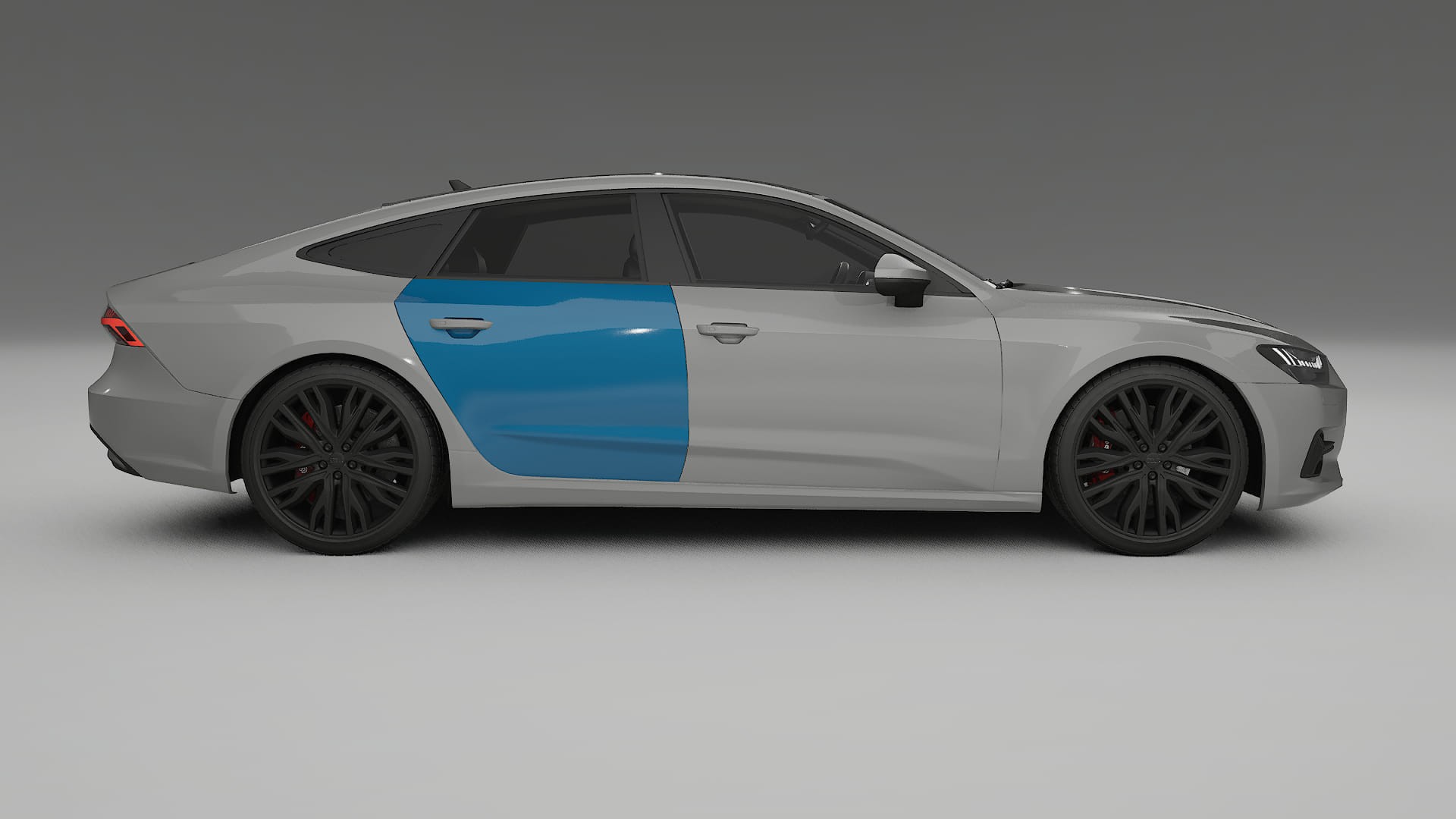 Audi A7 C8 Sportback prefacelift Paint Protection Film | CrystalGuard Transparent PPF Full Pre-Cut Kit