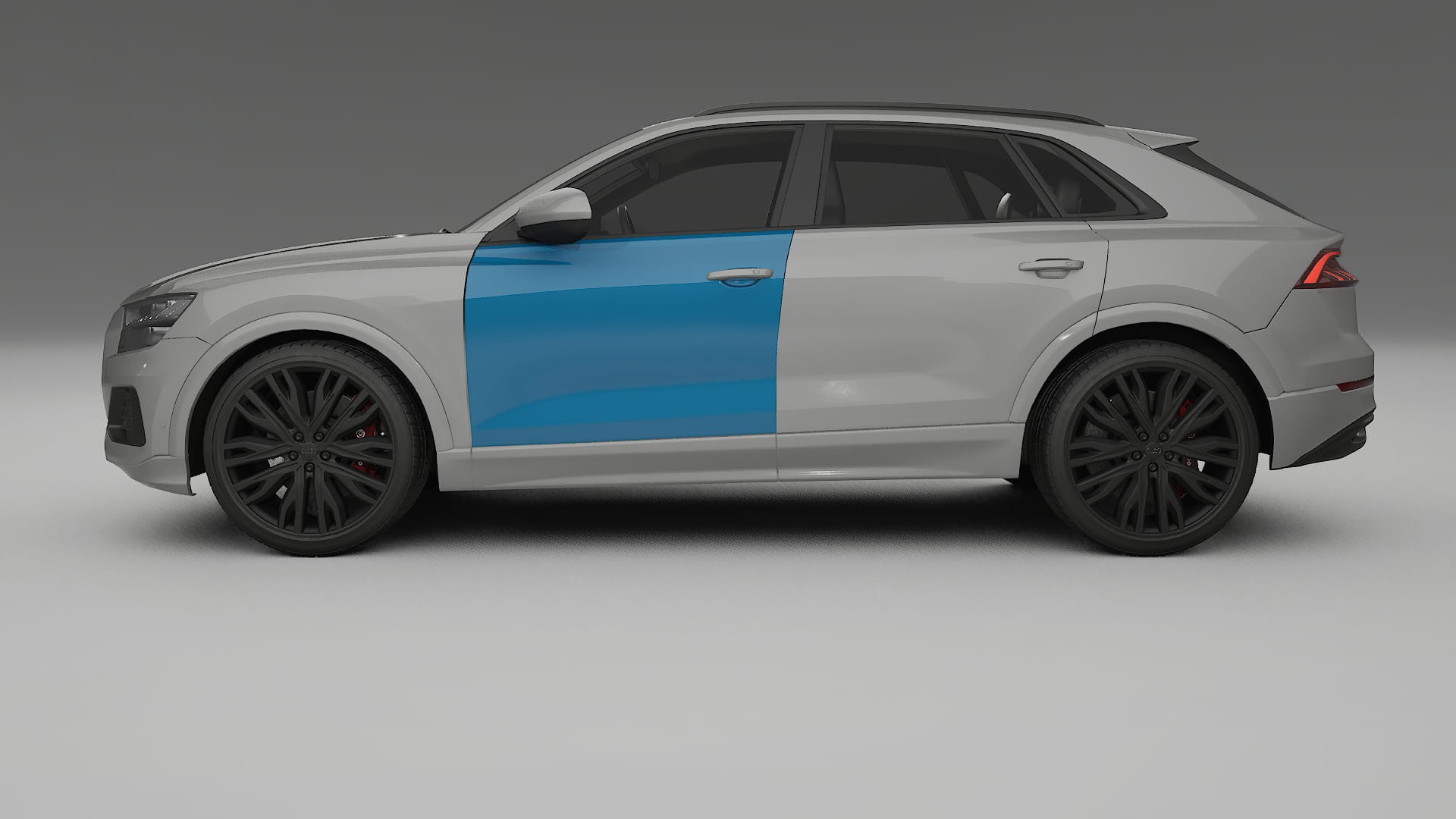 Audi Q8 F1 prefacelift Paint Protection Film | CrystalGuard Transparent PPF Full Pre-Cut Kit