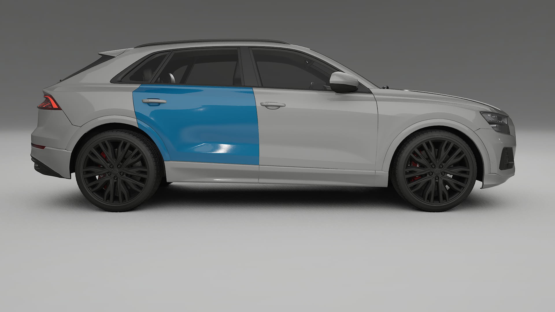 Audi Q8 F1 prefacelift Paint Protection Film | CrystalGuard Transparent PPF Full Pre-Cut Kit