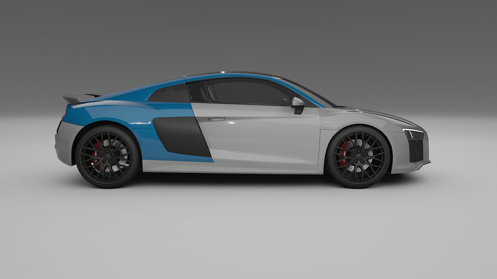 Audi R8 typ-4S prefacelift Paint Protection Film | CrystalGuard Transparent PPF Full Pre-Cut Kit