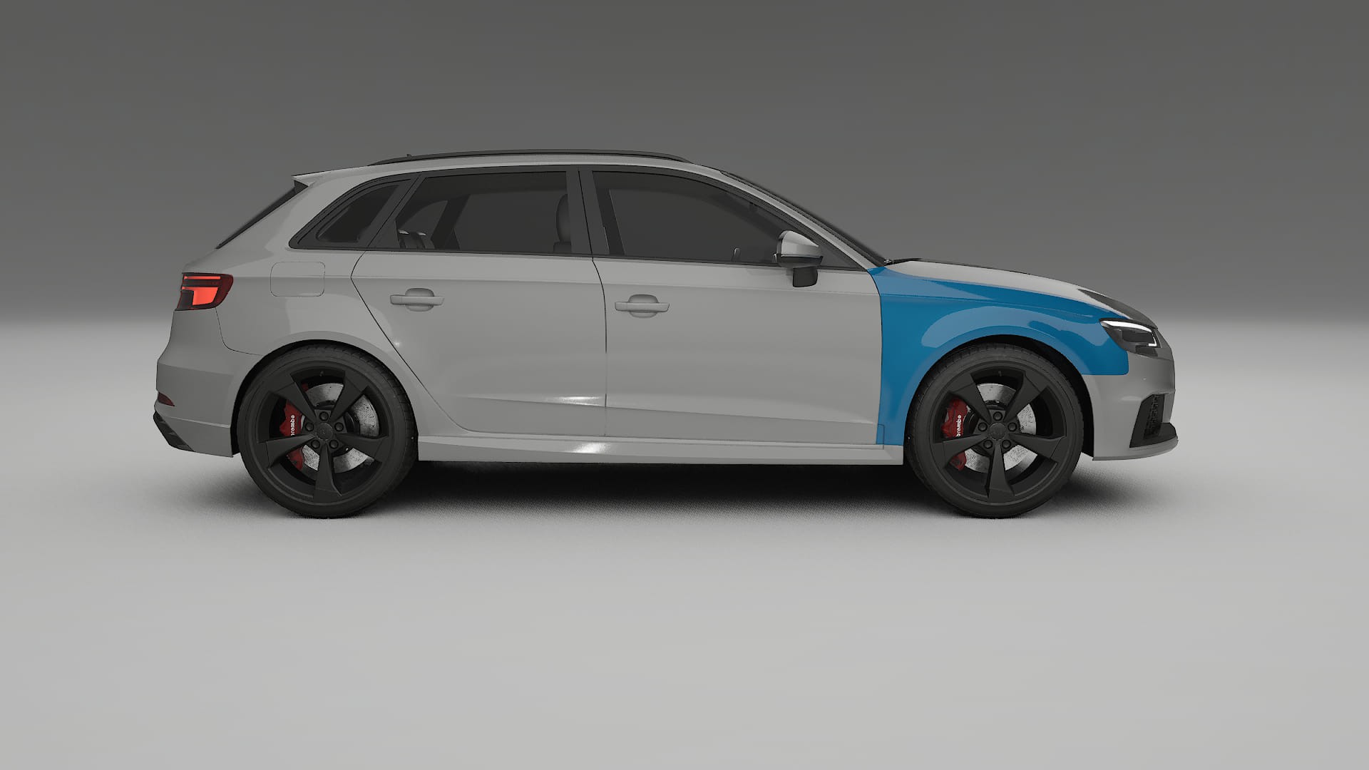 Audi RS3 Sportback 8V facelift Paint Protection Film | CrystalGuard Transparent PPF Full Pre-Cut Kit