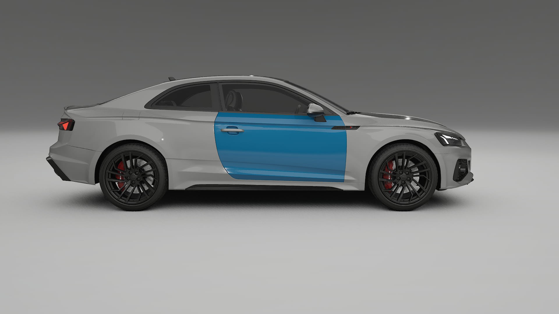 Audi RS5 Coupe B9 facelift Paint Protection Film | CrystalGuard Transparent PPF Full Pre-Cut Kit