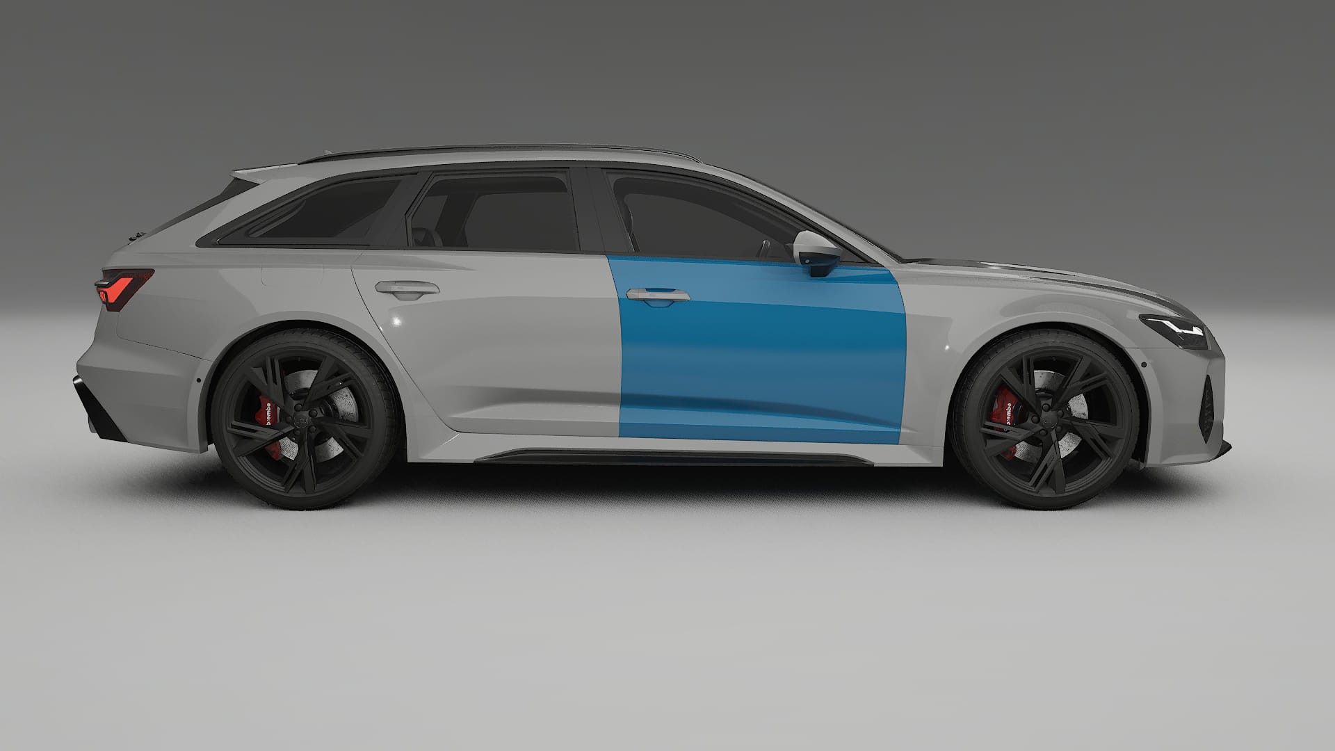 Audi RS6 Avant C8 facelift Paint Protection Film | CrystalGuard Transparent PPF Full Pre-Cut Kit