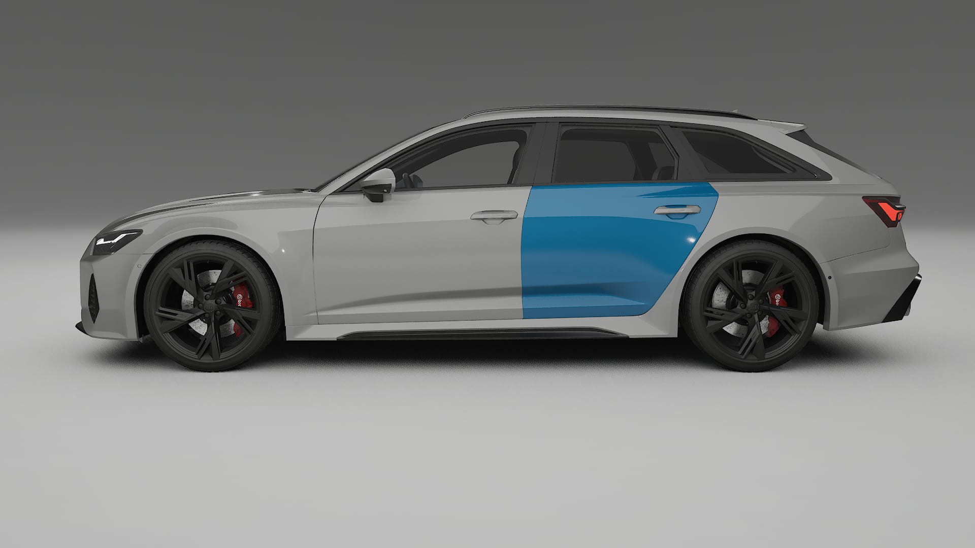 Audi RS6 Avant C8 facelift Paint Protection Film | CrystalGuard Transparent PPF Full Pre-Cut Kit