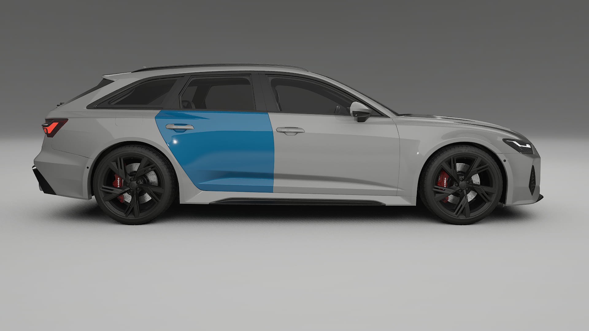Audi RS6 Avant C8 facelift Paint Protection Film | CrystalGuard Transparent PPF Full Pre-Cut Kit