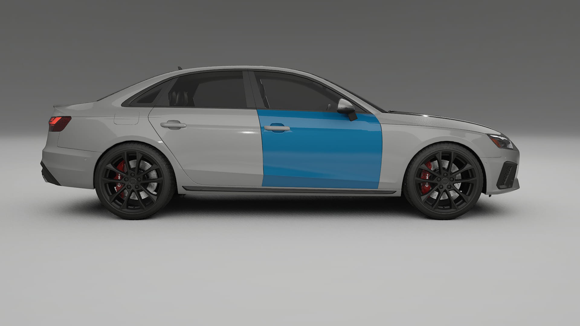 Audi S4 Sedan B9 facelift Paint Protection Film | CrystalGuard Transparent PPF Full Pre-Cut Kit