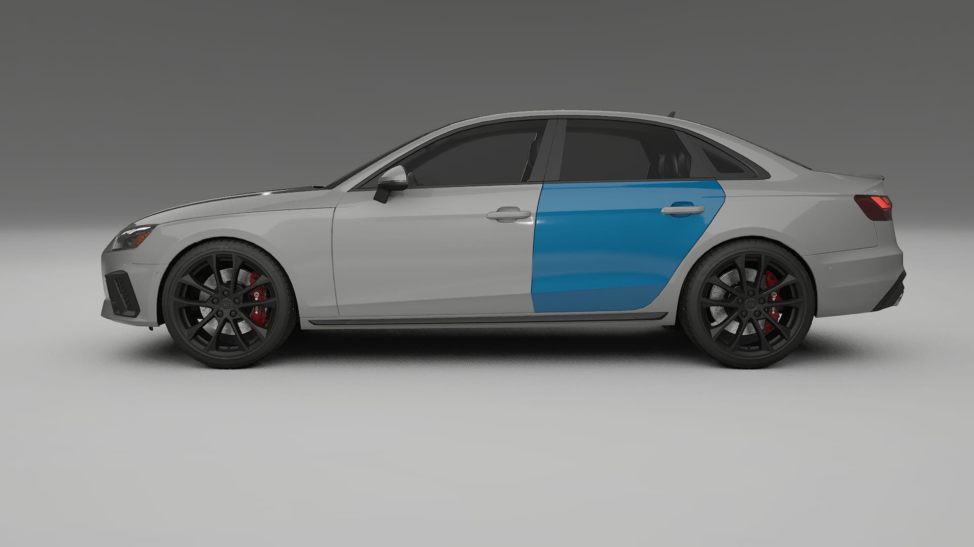 Audi S4 Sedan B9 facelift Paint Protection Film | CrystalGuard Transparent PPF Full Pre-Cut Kit