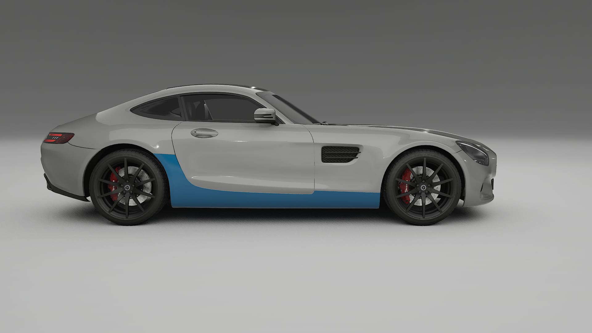 Mercedes AMG GT C190 Coupe Paint Protection Film | CrystalGuard Transparent PPF Full Pre-Cut Kit