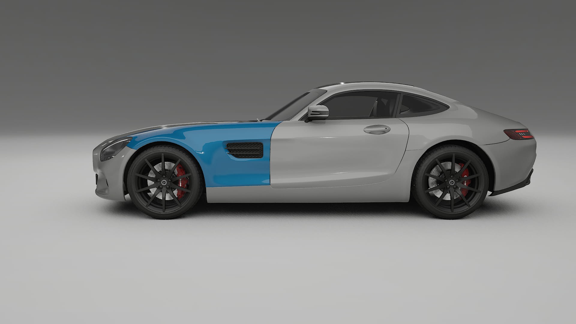 Mercedes AMG GT C190 Coupe Paint Protection Film | CrystalGuard Transparent PPF Full Pre-Cut Kit