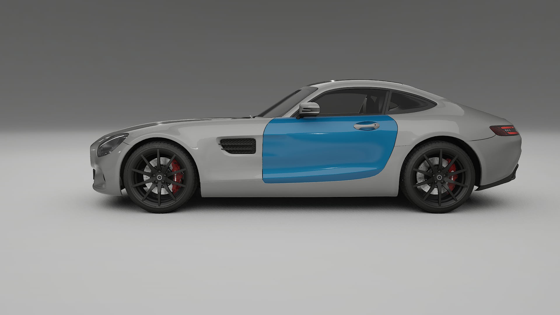 Mercedes AMG GT C190 Coupe Paint Protection Film | CrystalGuard Transparent PPF Full Pre-Cut Kit