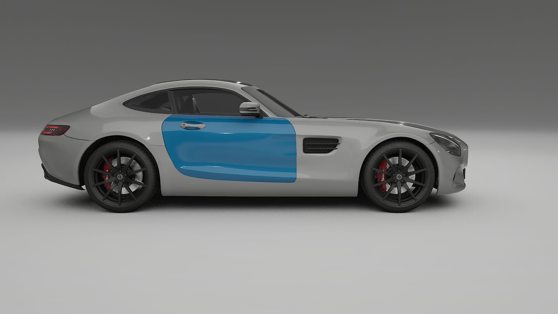 Mercedes AMG GT C190 Coupe Paint Protection Film | CrystalGuard Transparent PPF Full Pre-Cut Kit
