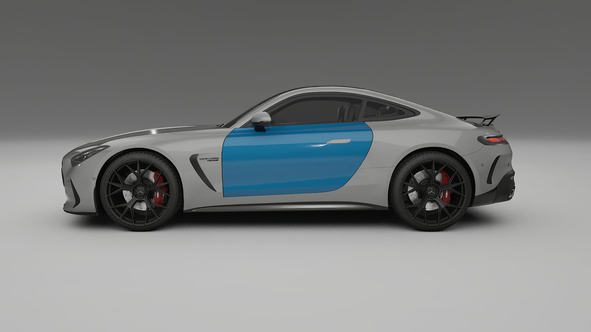 Mercedes AMG GT Coupe C192 Paint Protection Film | CrystalGuard Transparent PPF Full Pre-Cut Kit