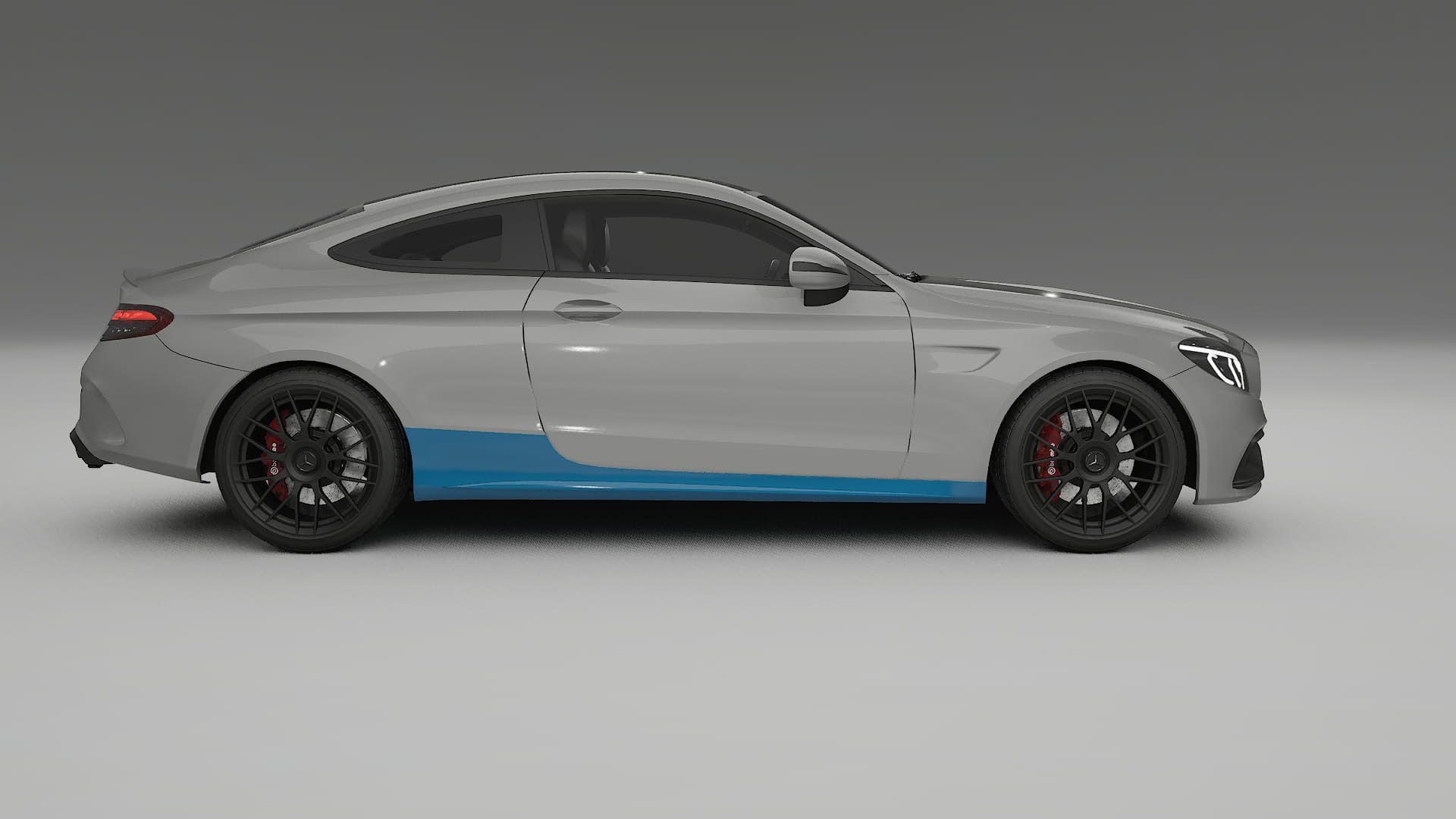 Mercedes C63 AMG W205 Coupe Paint Protection Film | CrystalGuard Transparent PPF Full Pre-Cut Kit
