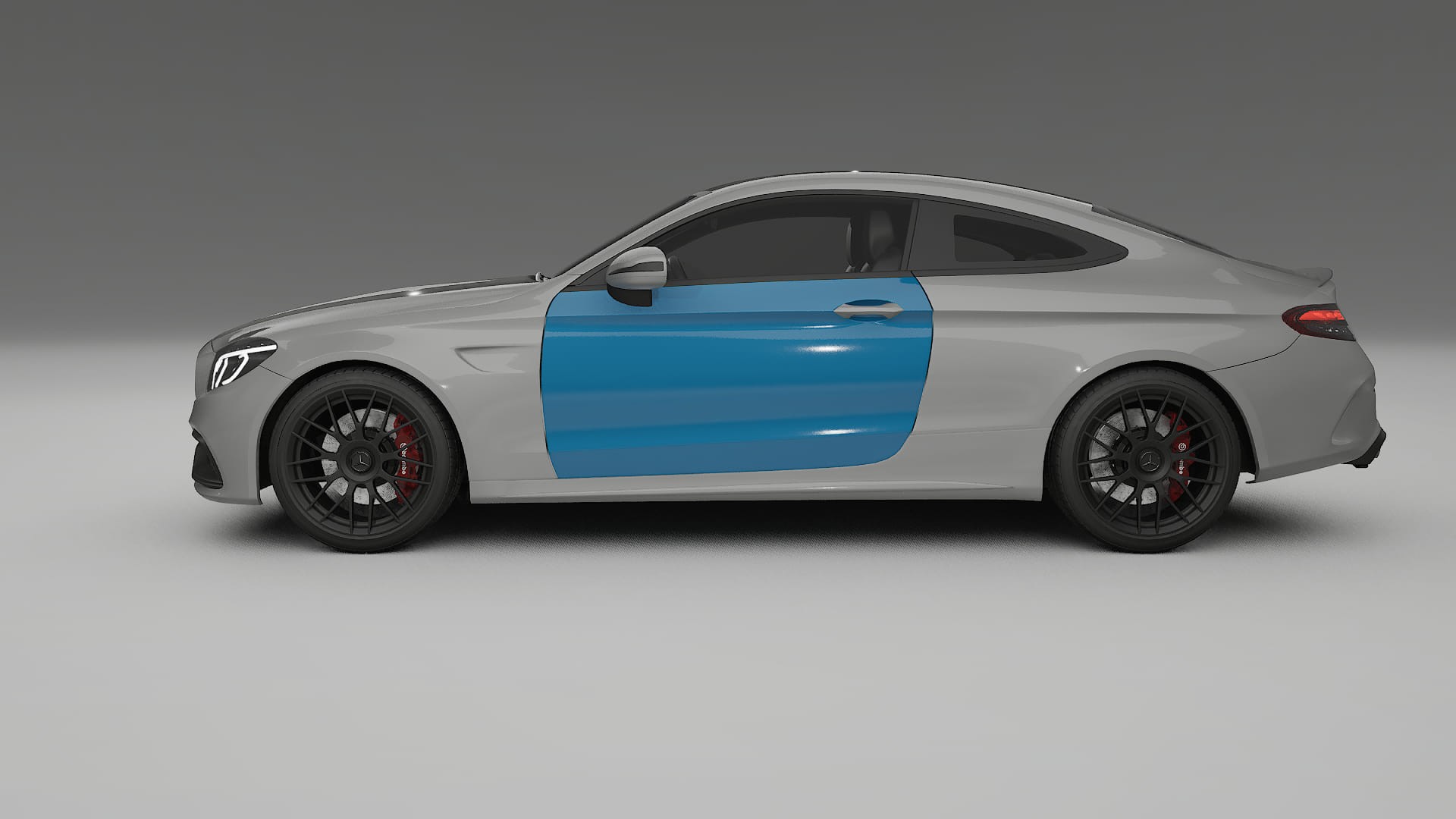 Mercedes C63 AMG W205 Coupe Paint Protection Film | CrystalGuard Transparent PPF Full Pre-Cut Kit