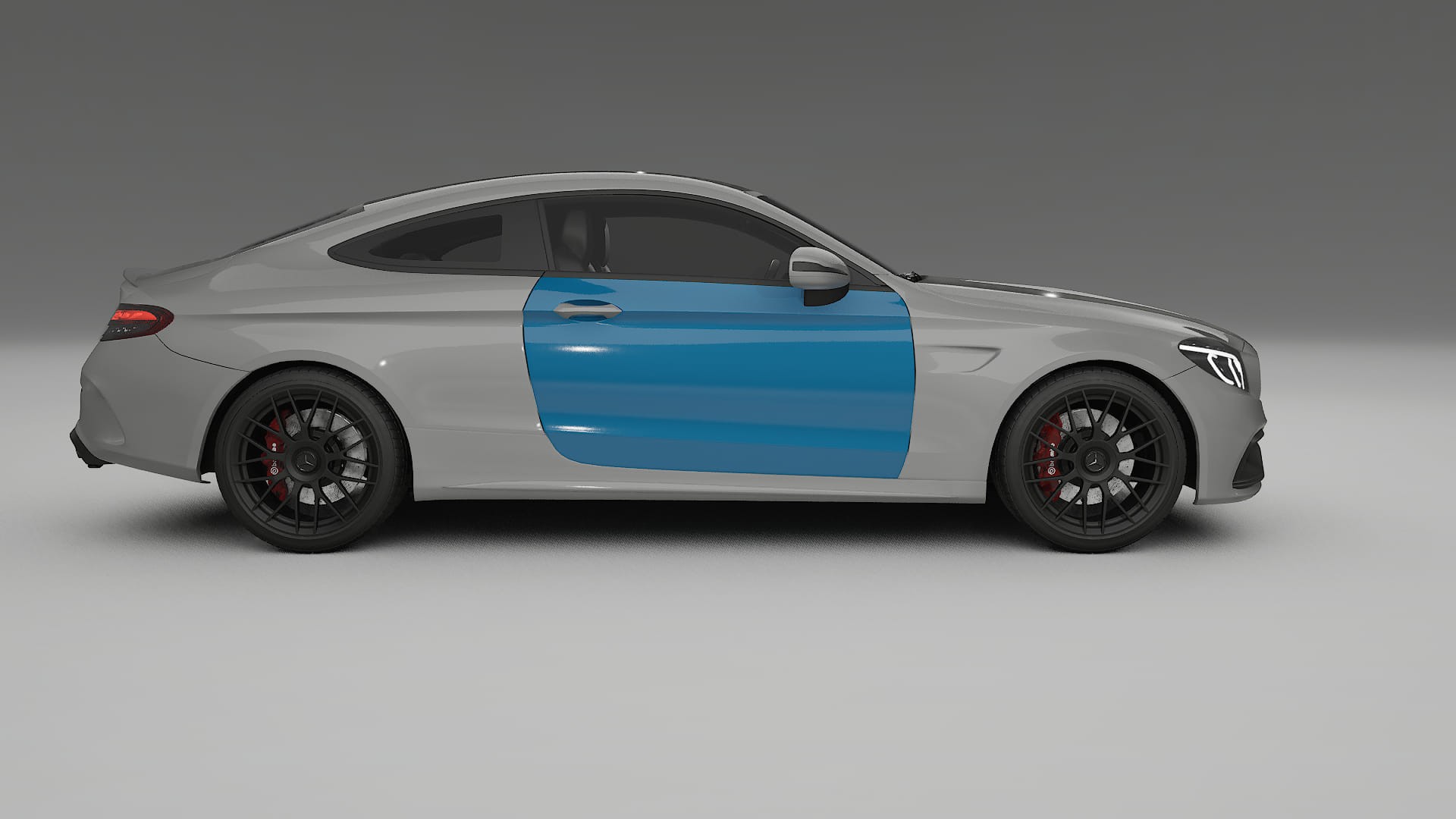 Mercedes C63 AMG W205 Coupe Paint Protection Film | CrystalGuard Transparent PPF Full Pre-Cut Kit