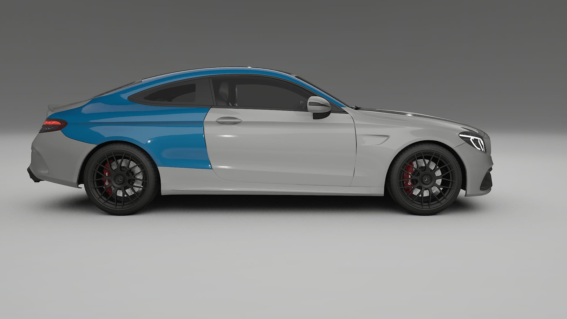 Mercedes C63 AMG W205 Coupe Paint Protection Film | CrystalGuard Transparent PPF Full Pre-Cut Kit