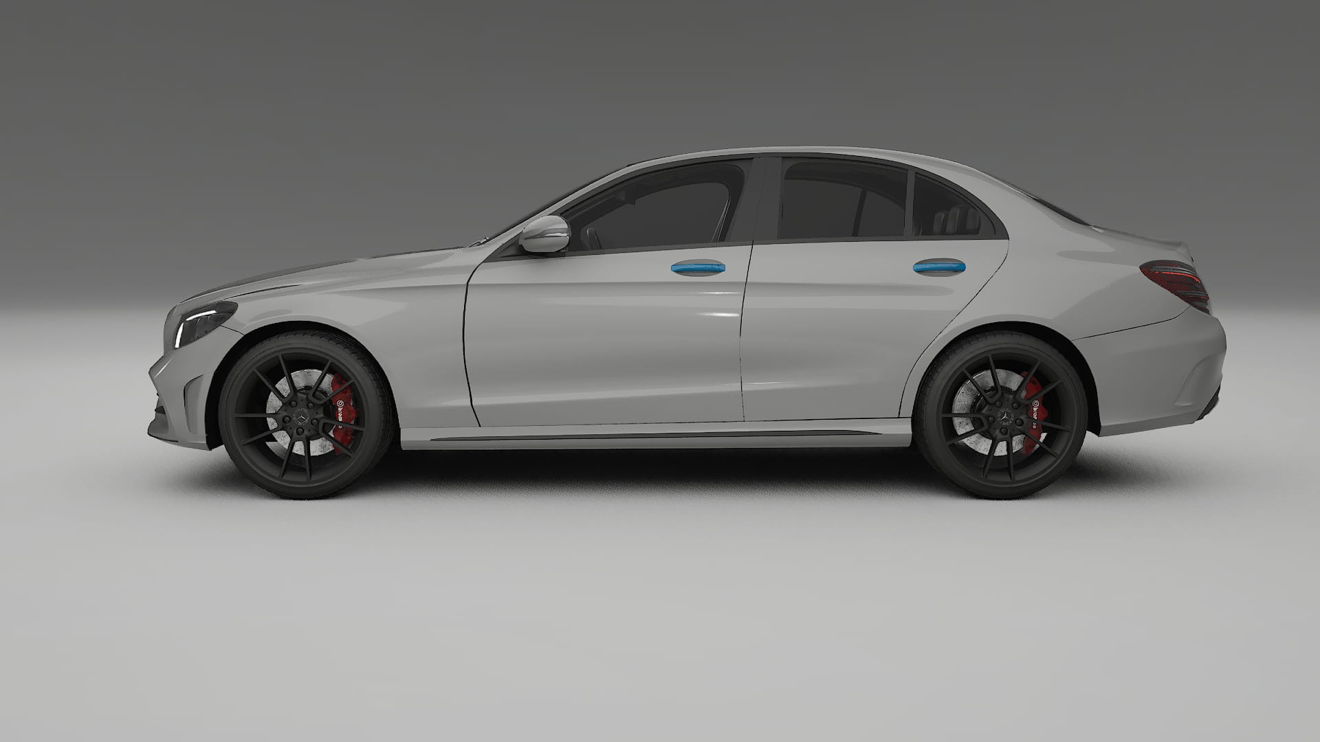 Mercedes C-Class W205 AMG sedan Paint Protection Film | CrystalGuard Transparent PPF Full Pre-Cut Kit