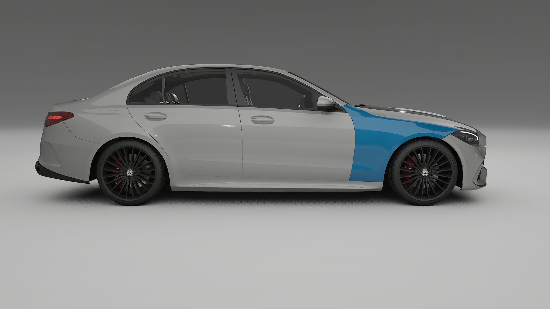 Mercedes C-Class W206 Paint Protection Film | CrystalGuard Transparent PPF Full Pre-Cut Kit