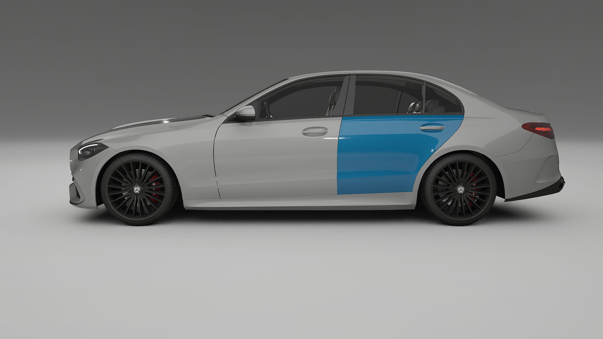 Mercedes C-Class W206 Paint Protection Film | CrystalGuard Transparent PPF Full Pre-Cut Kit