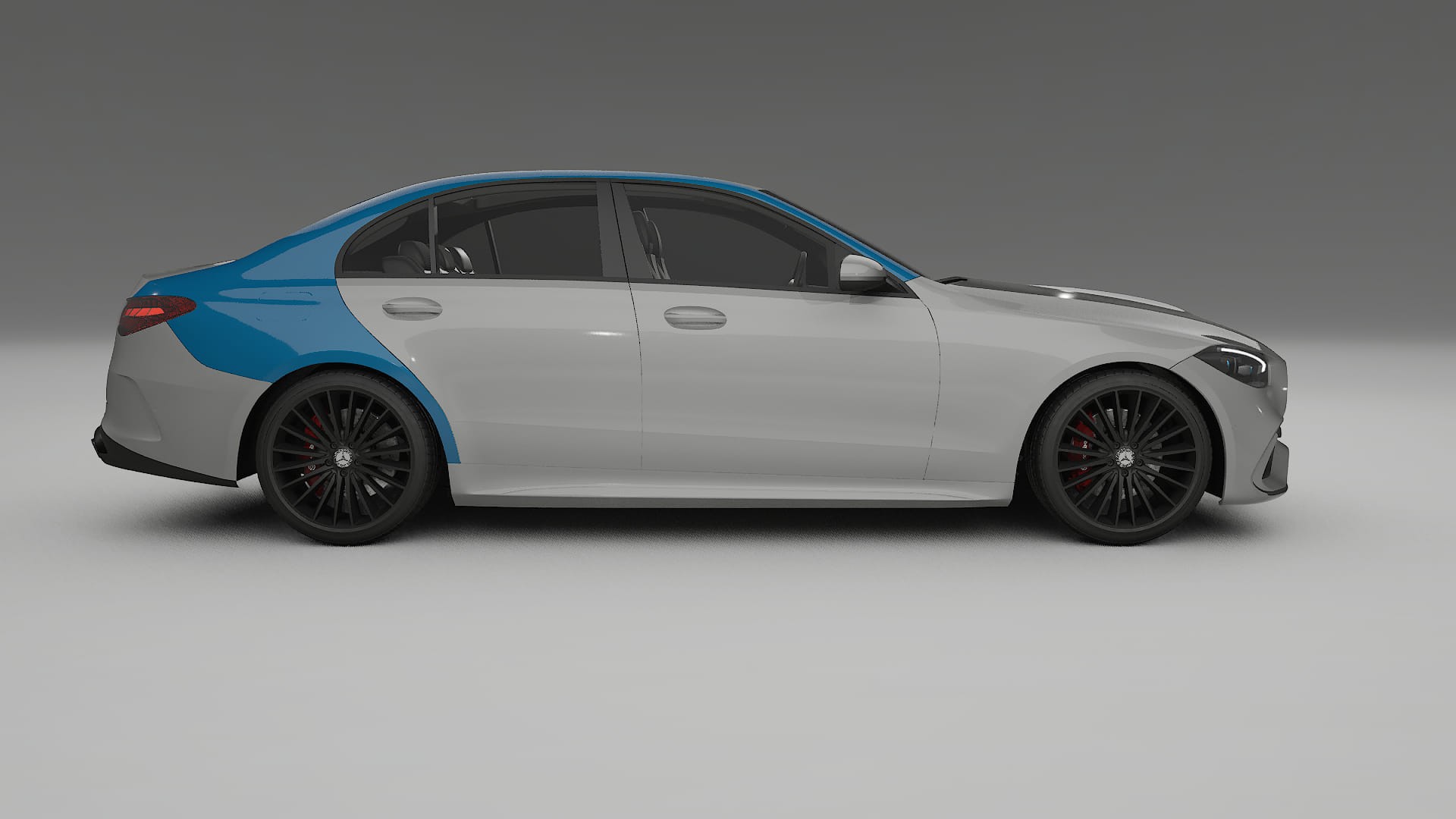 Mercedes C-Class W206 Paint Protection Film | CrystalGuard Transparent PPF Full Pre-Cut Kit