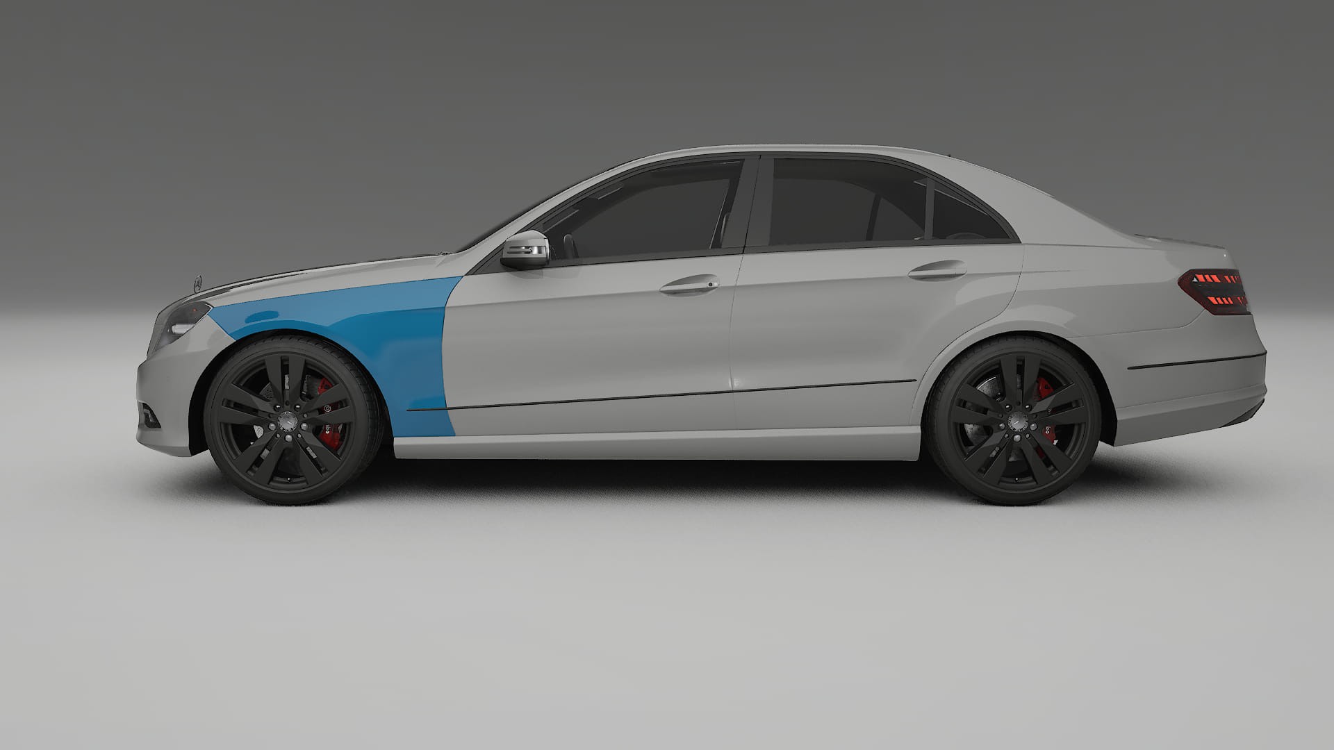Mercedes E-Class Sedan W212 Prefacelift Paint Protection Film | CrystalGuard Transparent PPF Full Pre-Cut Kit