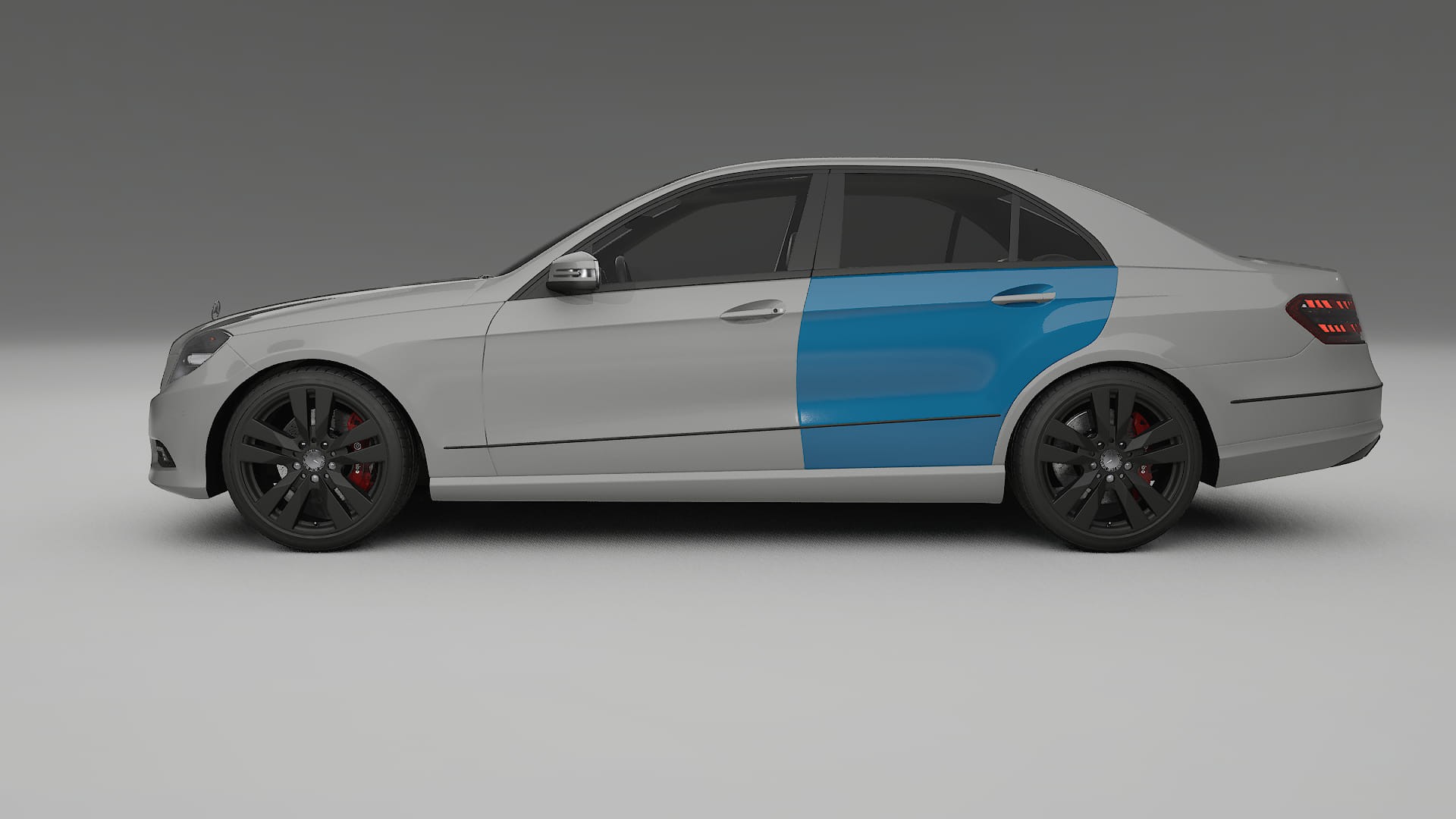 Mercedes E-Class Sedan W212 Prefacelift Paint Protection Film | CrystalGuard Transparent PPF Full Pre-Cut Kit
