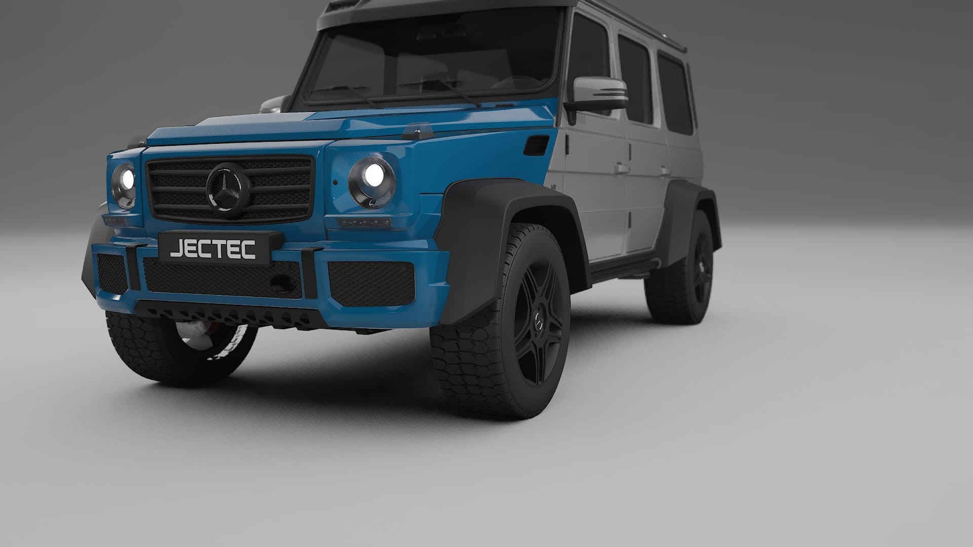 Mercedes G-class 4x4 W463 Paint Protection Film | CrystalGuard Transparent PPF Full Pre-Cut Kit 2