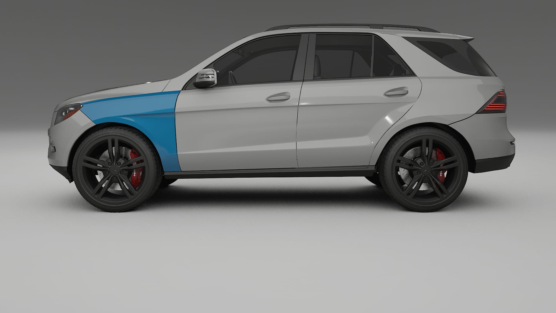 Mercedes M-class W166 Paint Protection Film | CrystalGuard Transparent PPF Full Pre-Cut Kit