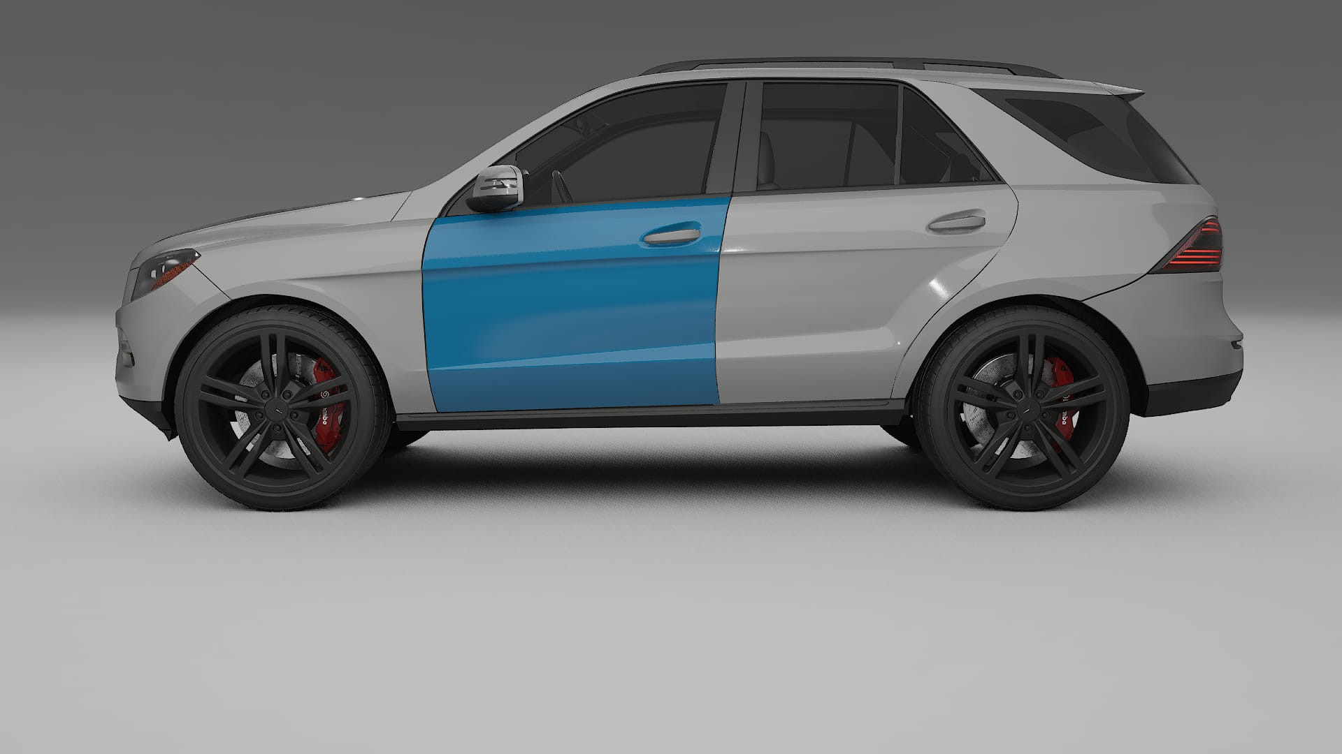 Mercedes M-class W166 Paint Protection Film | CrystalGuard Transparent PPF Full Pre-Cut Kit