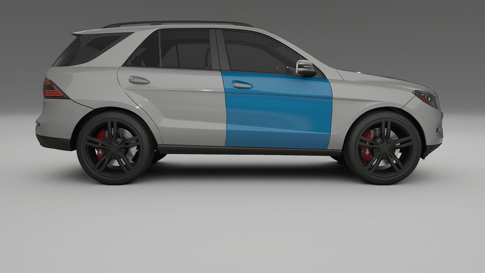 Mercedes M-class W166 Paint Protection Film | CrystalGuard Transparent PPF Full Pre-Cut Kit