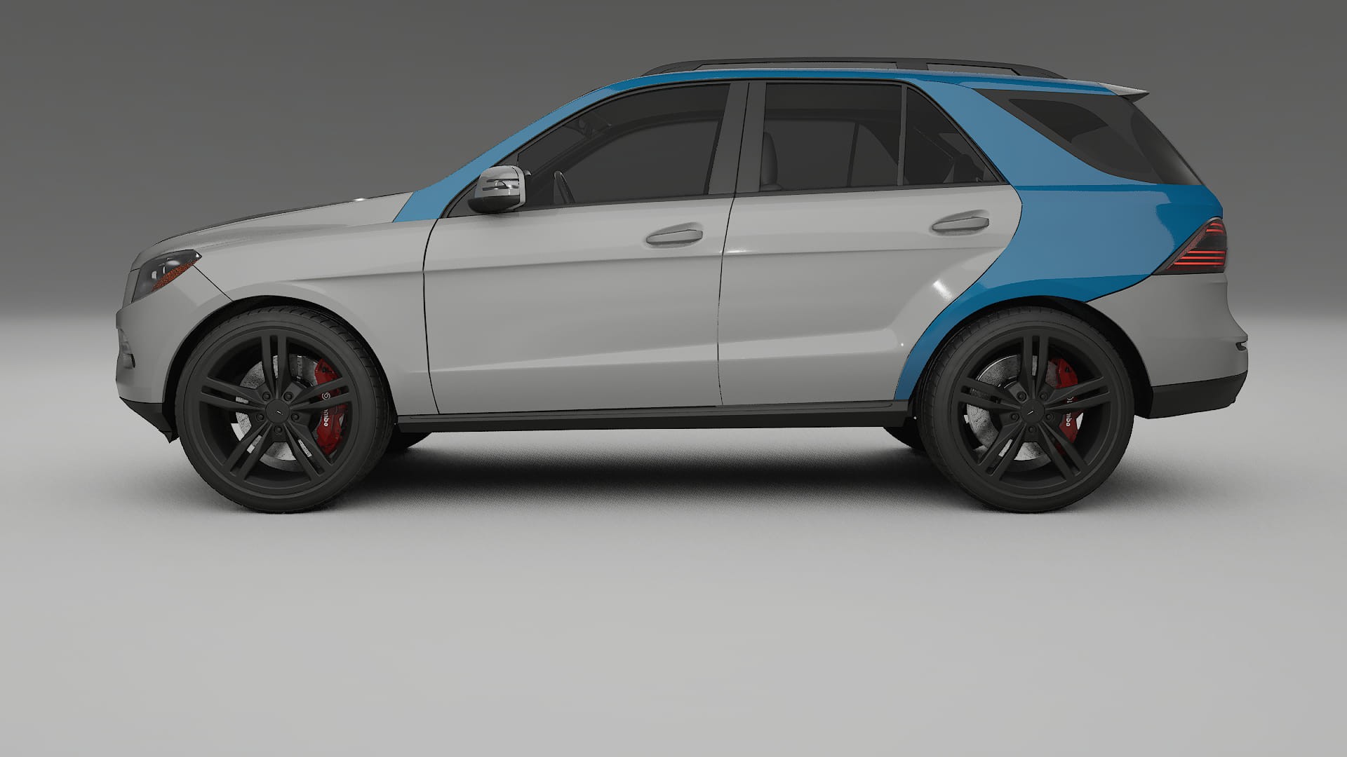 Mercedes M-class W166 Paint Protection Film | CrystalGuard Transparent PPF Full Pre-Cut Kit