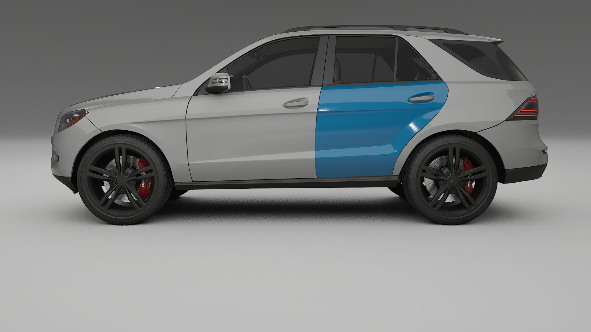 Mercedes M-class W166 Paint Protection Film | CrystalGuard Transparent PPF Full Pre-Cut Kit