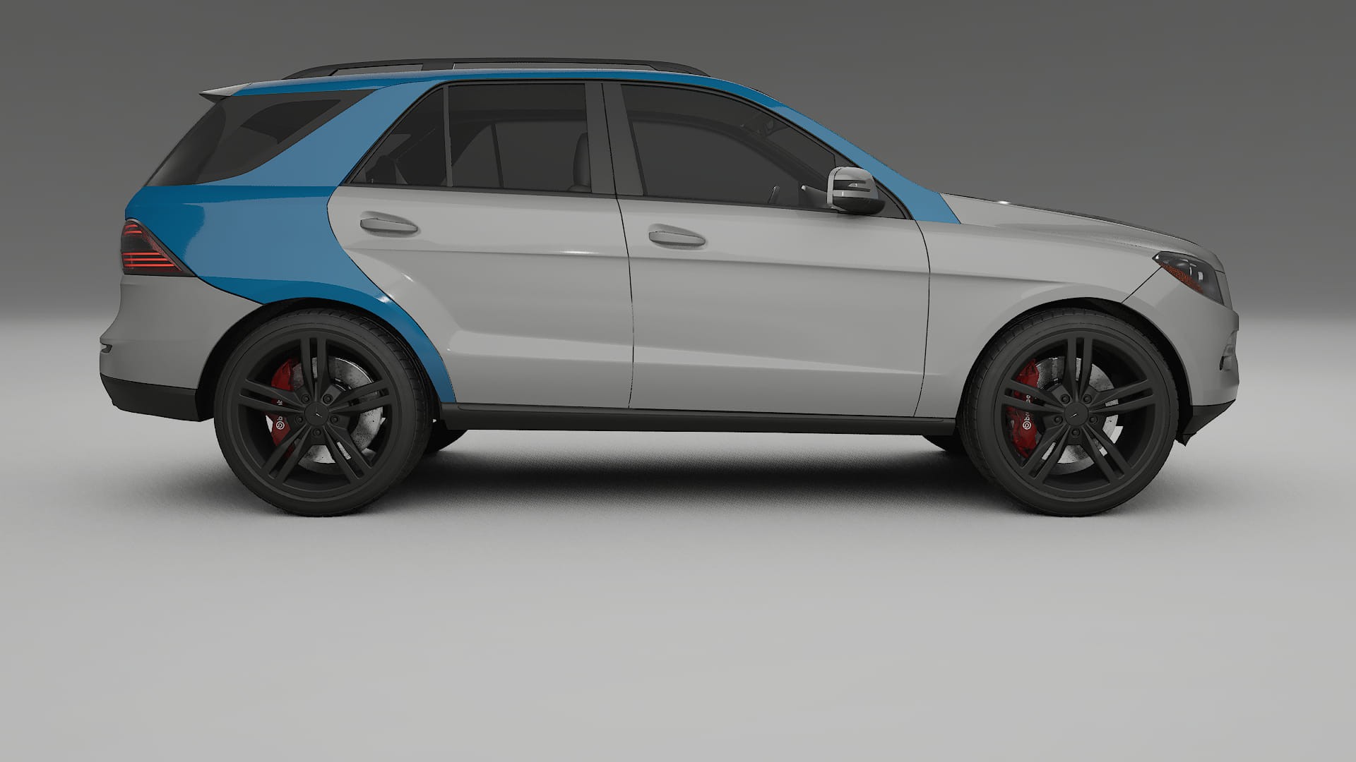 Mercedes M-class W166 Paint Protection Film | CrystalGuard Transparent PPF Full Pre-Cut Kit