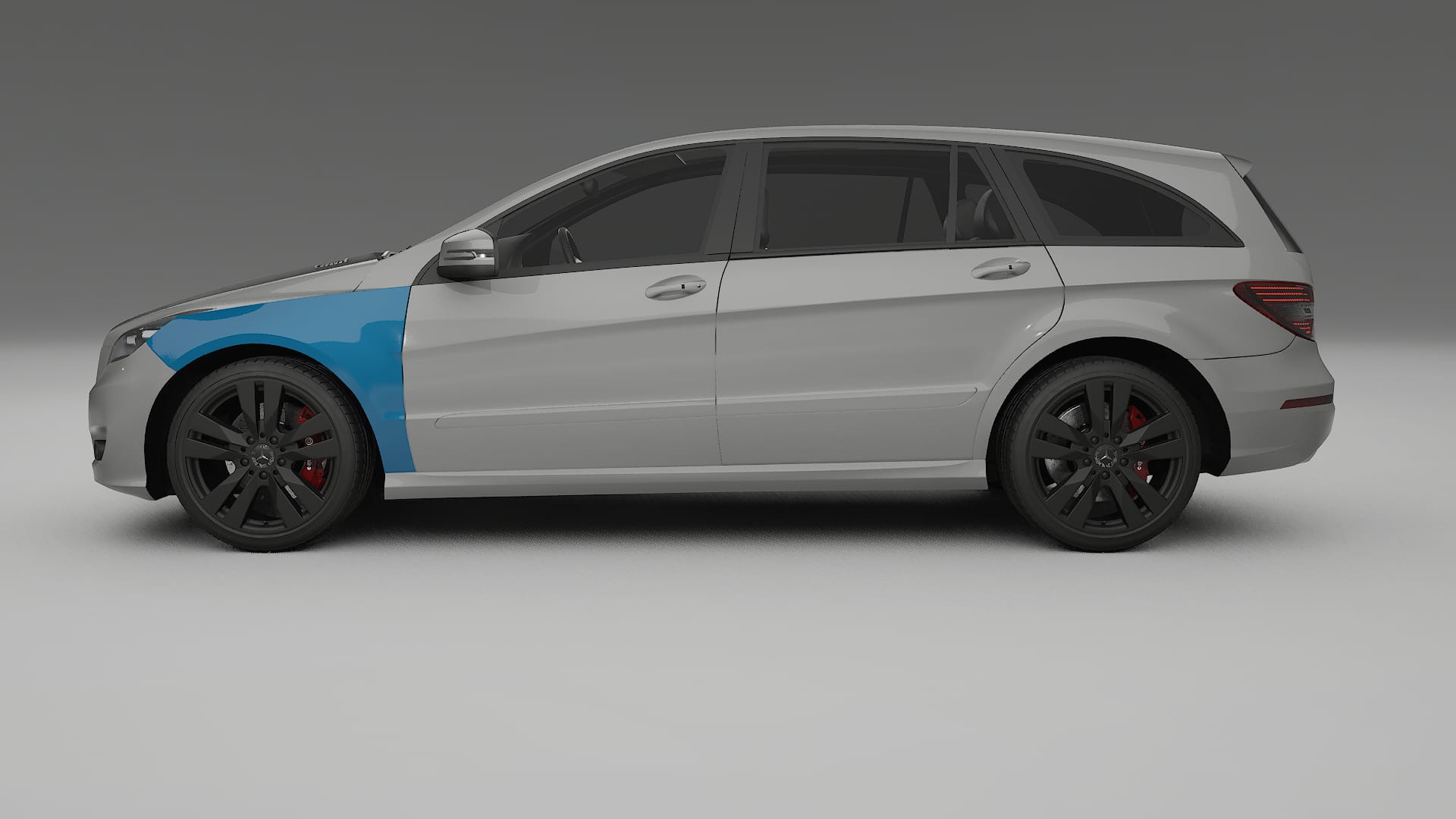 Mercedes R-class W251 facelift Paint Protection Film | CrystalGuard Transparent PPF Full Pre-Cut Kit