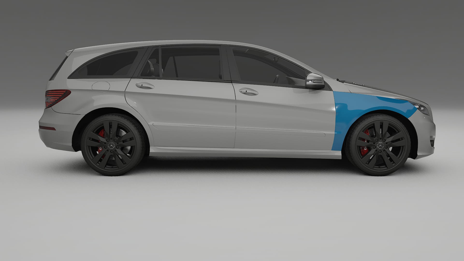 Mercedes R-class W251 facelift Paint Protection Film | CrystalGuard Transparent PPF Full Pre-Cut Kit