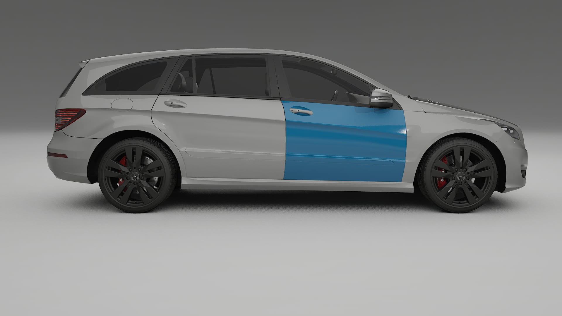 Mercedes R-class W251 facelift Paint Protection Film | CrystalGuard Transparent PPF Full Pre-Cut Kit