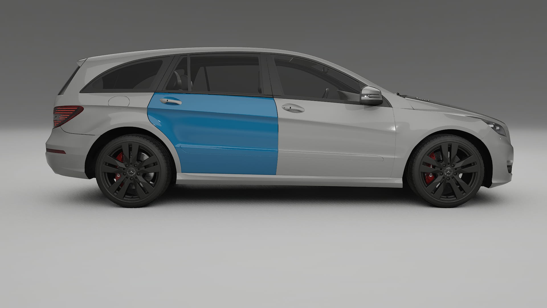 Mercedes R-class W251 facelift Paint Protection Film | CrystalGuard Transparent PPF Full Pre-Cut Kit