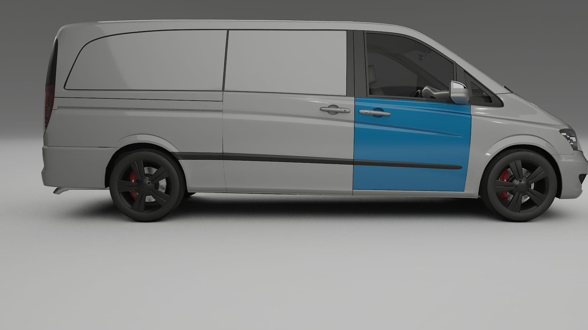 Mercedes Viano Extralong W439 Facelift Paint Protection Film | CrystalGuard Transparent PPF Full Pre-Cut Kit