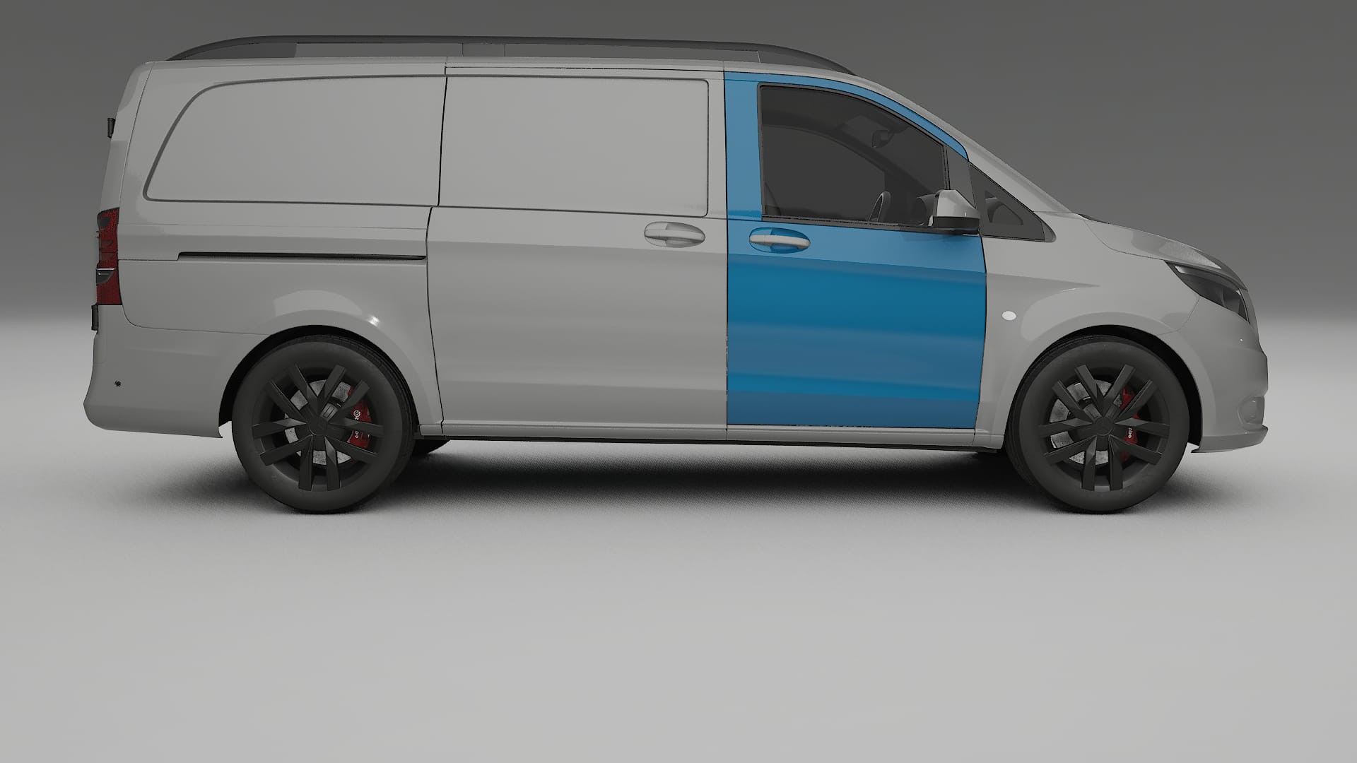Mercedes Vito-Short W447 prefacelift Paint Protection Film | CrystalGuard Transparent PPF Full Pre-Cut Kit