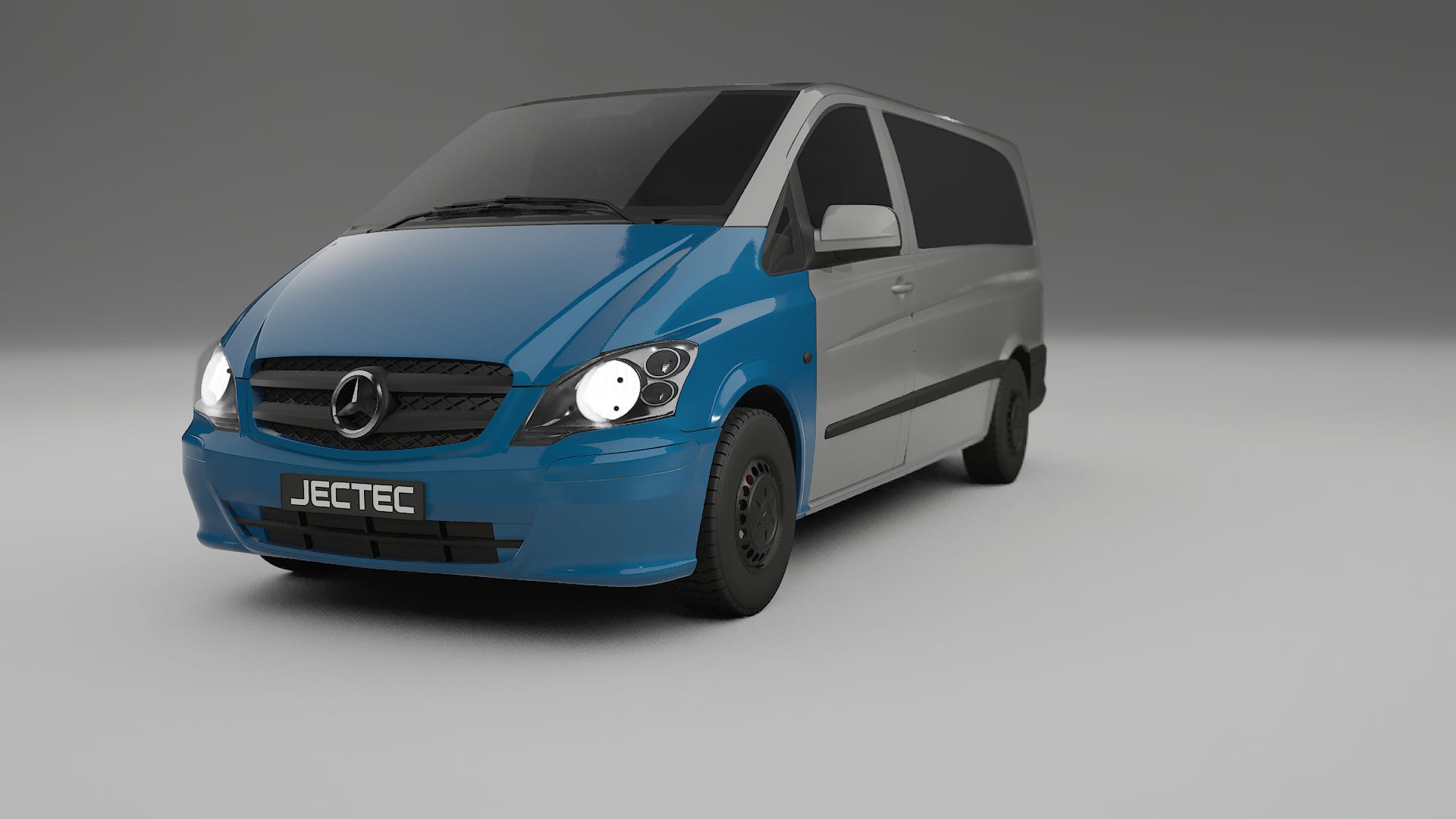 Mercedes Vito Short W639 facelift Paint Protection Film | CrystalGuard Transparent PPF Full Pre-Cut Kit 2